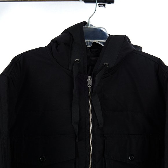 Nigel Cabourn Lybro Midfield Liner Black Military Coat Size 48 - Picture 3 of 10